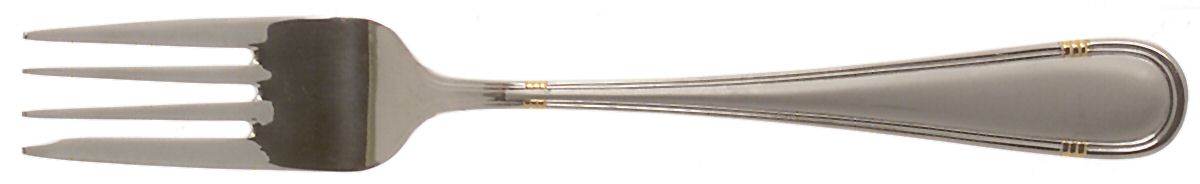 RBL27 (Stainless, Gold Accent) Individual Salad Fork by Roberts & Belk-1