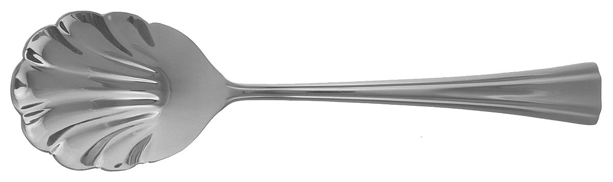 Brookshire (Stainless) Solid Shell Casserole Spoon by Reed & Barton-1