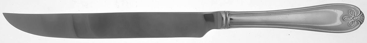 Ribbon Crest (Stainless) Large Solid Roast Carving Knife by Reed & Barton-1