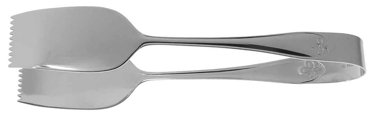 Ribbon Crest (Stainless) 1-Piece Salad Tongs by Reed & Barton-1