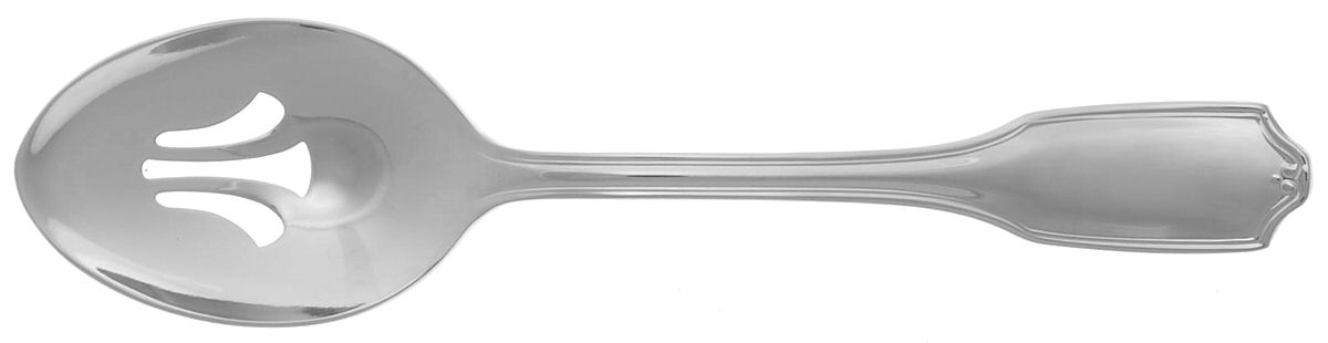 Nelson (Stainless) Pierced Tablespoon (Serving Spoon) by Reed & Barton-1