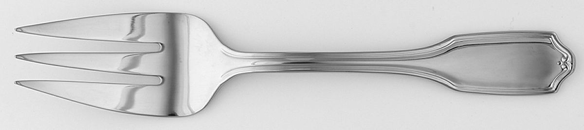 Nelson (Stainless) Medium Solid Cold Meat Serving Fork by Reed & Barton-1