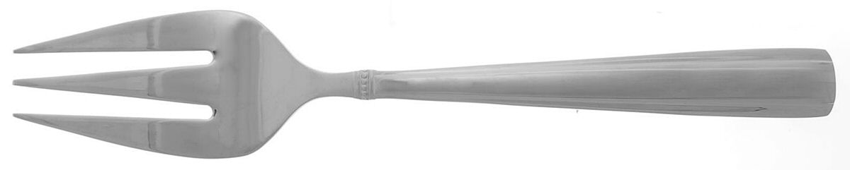 Andover Pearl (Stainless) Medium Solid Cold Meat Serving Fork by Reed & Barton-1