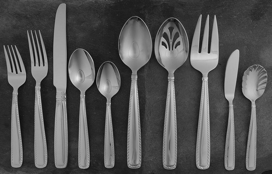Barrett (Stainless) 45 Piece Starter Set by Reed & Barton-1