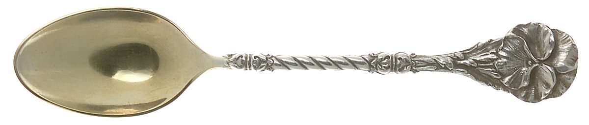 Harlequin (Sterling) Demitasse Spoon by Reed & Barton-1