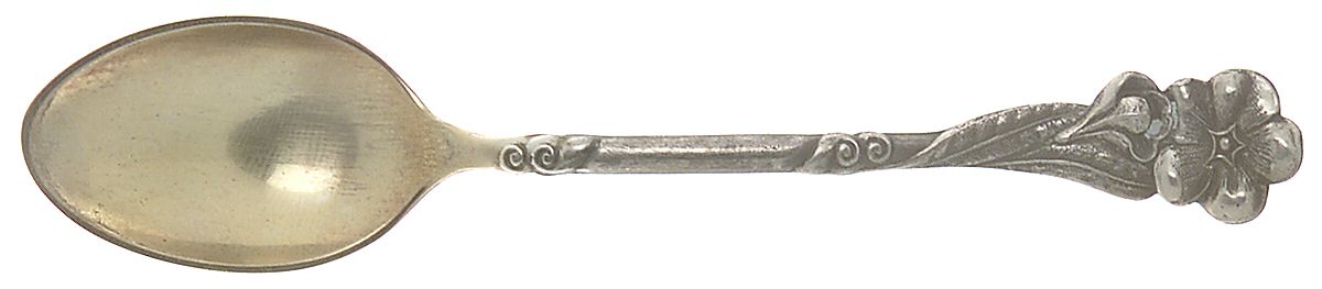 Harlequin (Sterling) Demitasse Spoon by Reed & Barton-1