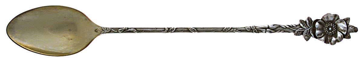 Harlequin (Sterling) Iced Tea Spoon by Reed & Barton-1