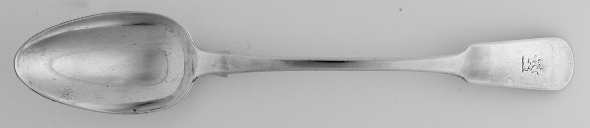 R4P1(Sterling) Large Solid Dressing Spoon by Richard Poulden-1