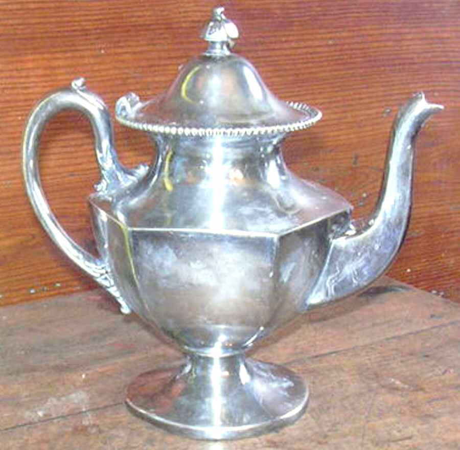 2710 (Silverplate, Hollowware) Silverplate Coffee Pot by Reed & Barton-1