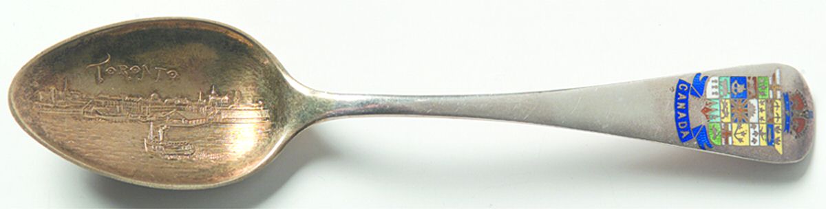 Canada Souvenir Spoons (Sterling) Canada Teaspoon by Roden Brothers Ltd.-1