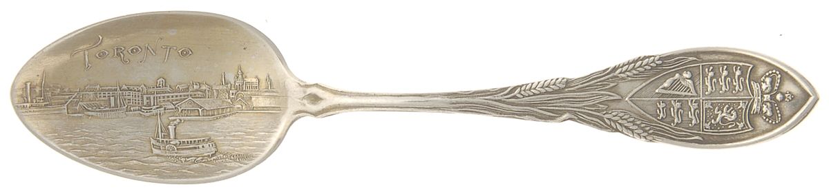 Canada Souvenir Spoons (Sterling) Canada Demitasse Spoon by Roden Brothers Ltd.-1
