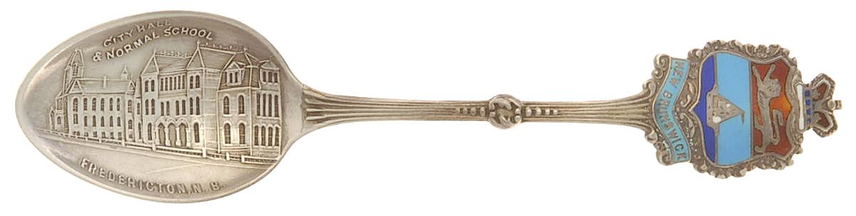 Canada Souvenir Spoons (Sterling) Canada Demitasse Spoon by Roden Brothers Ltd.-1