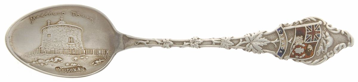 Canada Souvenir Spoons (Sterling) Canada Demitasse Spoon by Roden Brothers Ltd.-1