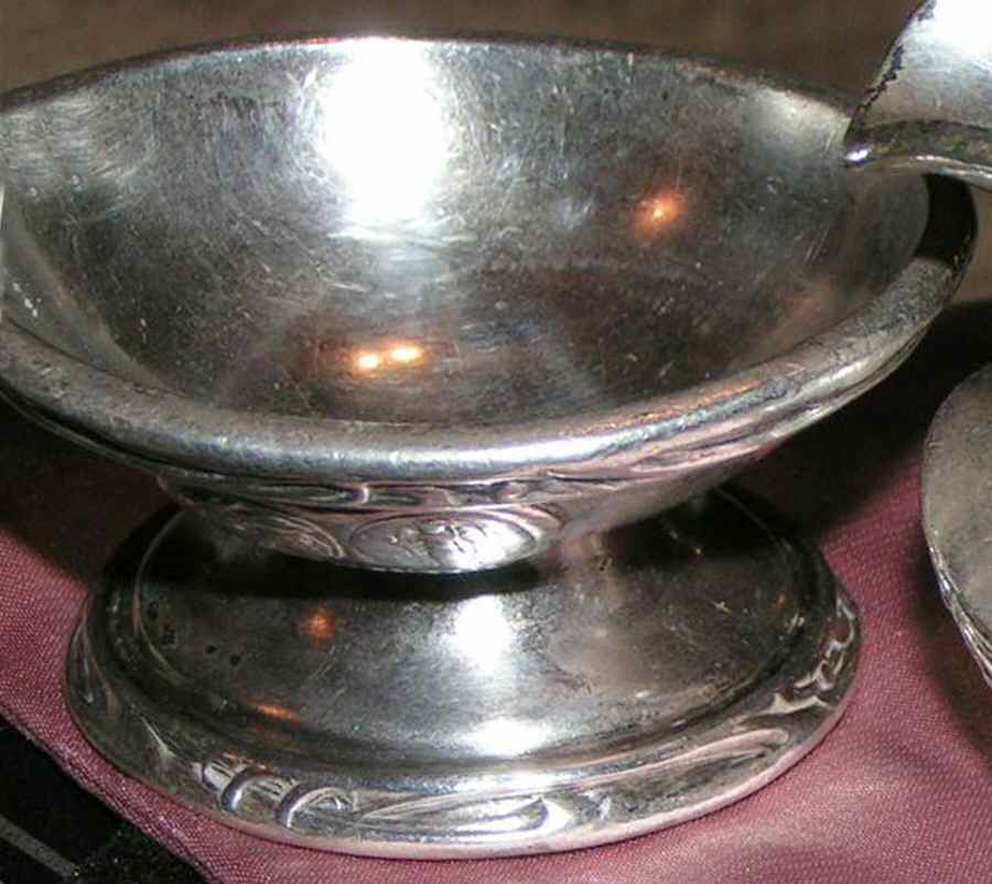 Alexandria (Silverplate, Hollowware) Silverplate Open Sugar Bowl by Reed & Barton-1