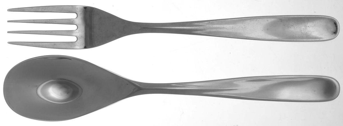 Scoop Mirror (Stainless) Solid Serving Set by Robert Welch-1