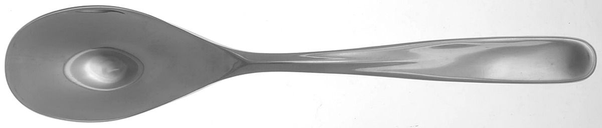 Scoop Mirror (Stainless) Solid Serving Spoon by Robert Welch-1