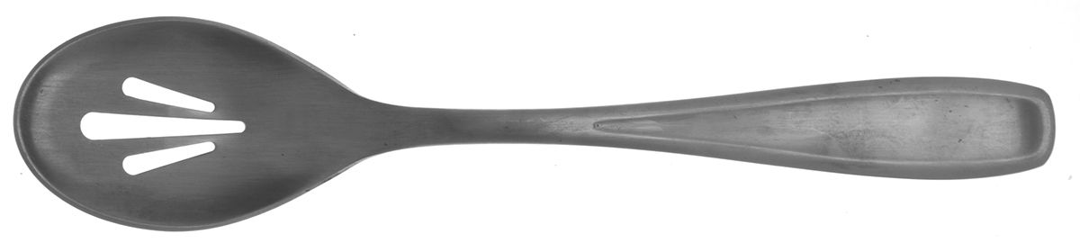 Mickelton Scoop Sand (Stainless) Pierced Solid Serving Spoon by Robert Welch-1