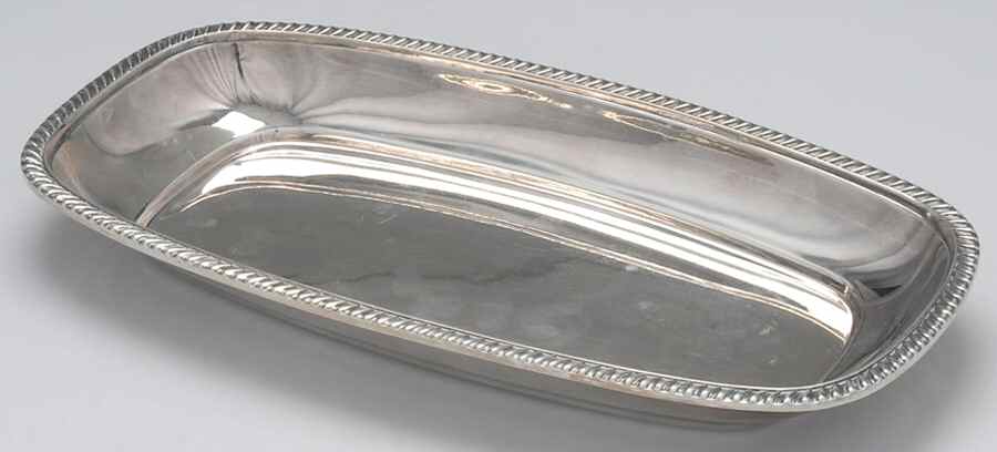 208 (Silverplate, Hollowware) 11" Bread Tray by Reed & Barton-1