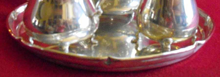 245-11 (Sterling, Hollowware) 11" Round Sterling Tray by Randahl-1