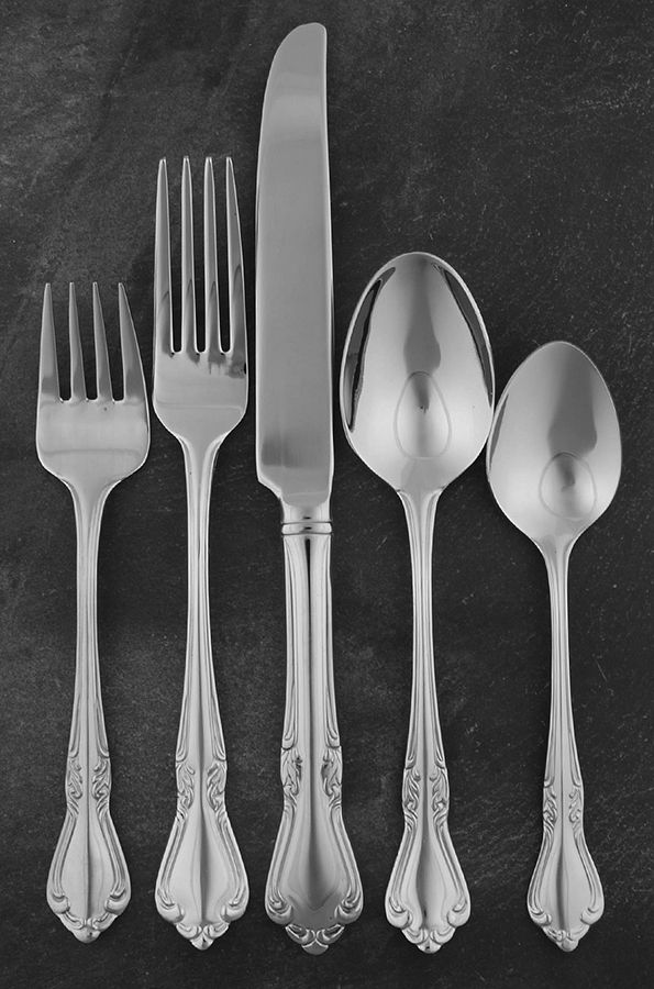 Fairisle (Stainless) 5 Piece Place Setting by Reed & Barton-1