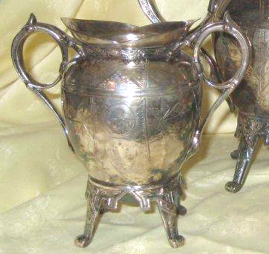 3122 (Silverplate, Hollowware) Sugar Bowl No Lid by Rogers Smith-1