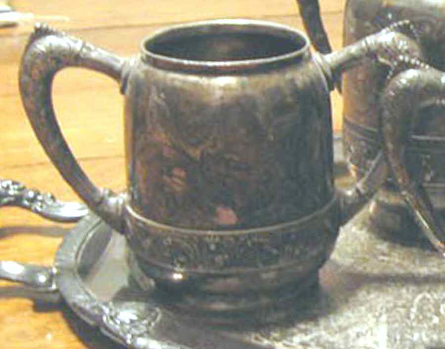 974 (Silverplate, Hollowware) Silverplate Open Sugar Bowl by Rockford Silver Plate Co-1