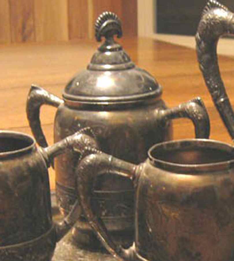 974 (Silverplate, Hollowware) Sugar Bowl & Lid by Rockford Silver Plate Co-1
