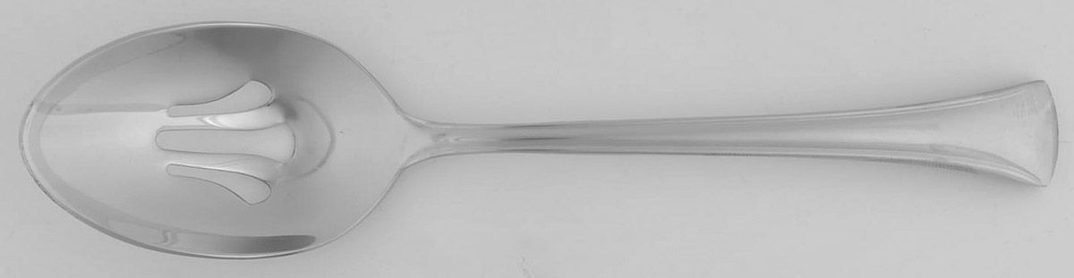 Hillcrest (Stainless) Pierced Tablespoon (Serving Spoon) by Reed & Barton-1