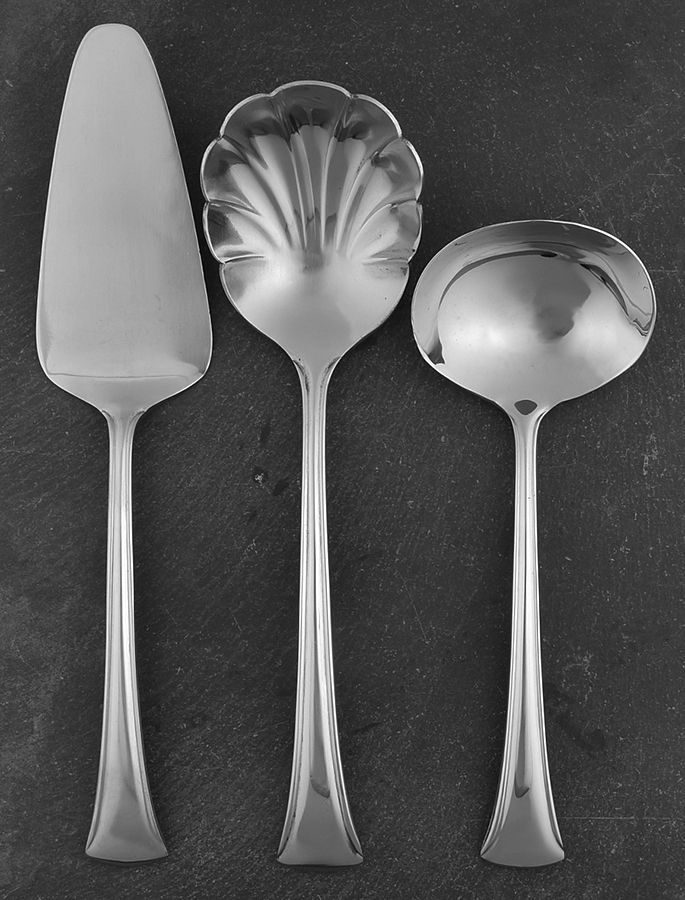 Hillcrest (Stainless) 3 Piece Completer Set by Reed & Barton-1