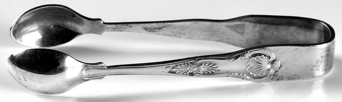 Kings (Silverplate) Sugar Tongs by Joseph Rodgers & Sons-1