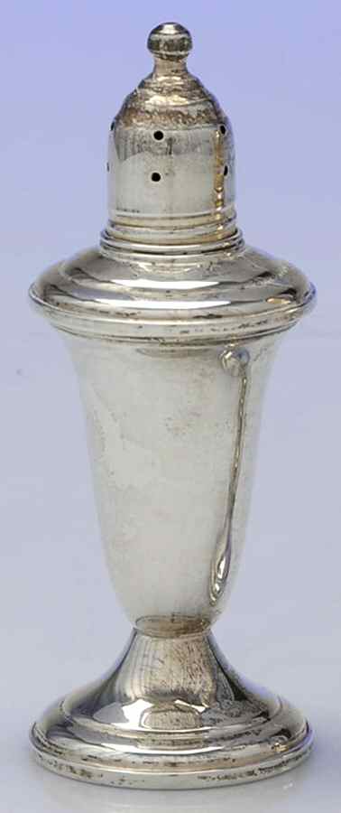 46 (Sterling, Hollowware) Weighted Pepper Shaker by Reed & Barton-1