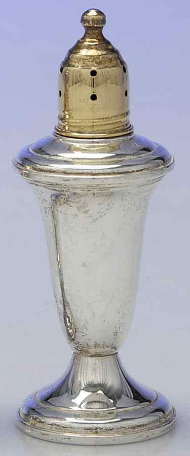 46 (Sterling, Hollowware) Weighted Salt Shaker by Reed & Barton-1