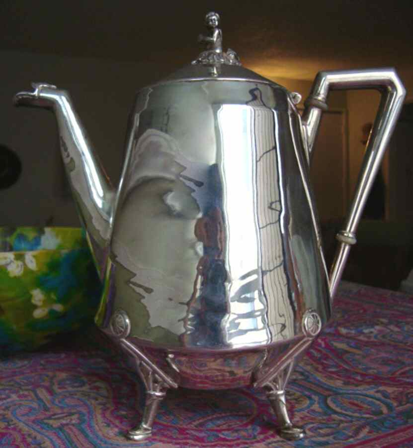 2360 (Silverplate, Hollowware) Silverplate Coffee Pot by Reed & Barton-1