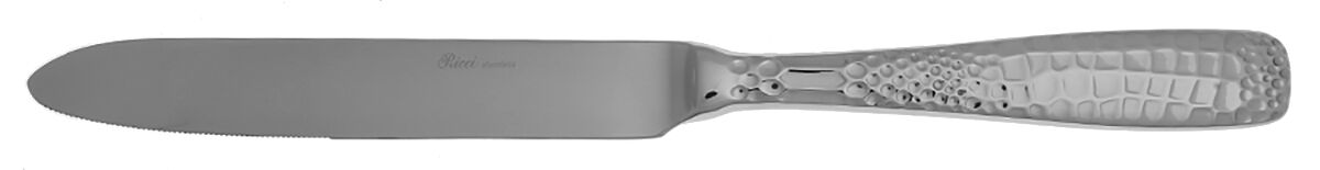 Crocodile (Stainless) New French Solid Knife by Ricci (Argentieri)-1