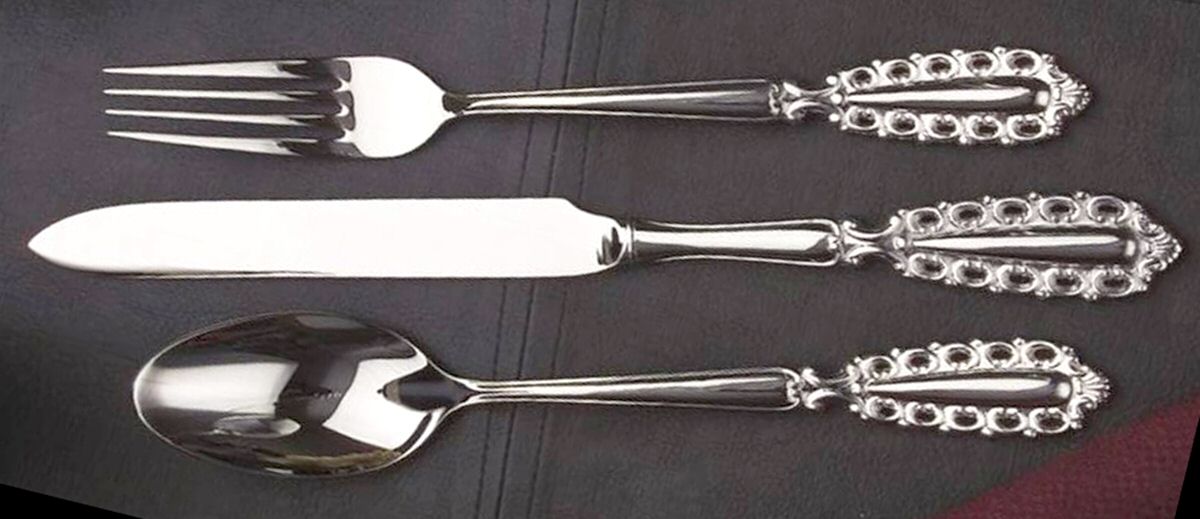 Villa d'Este (Stainless) Fork by Ricci (Argentieri)-1