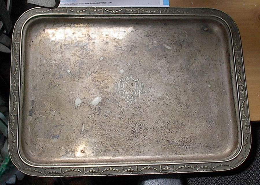 Hotel Statler (Silverplate, Holloware) 12" Rectangular Tray by Reed & Barton-1