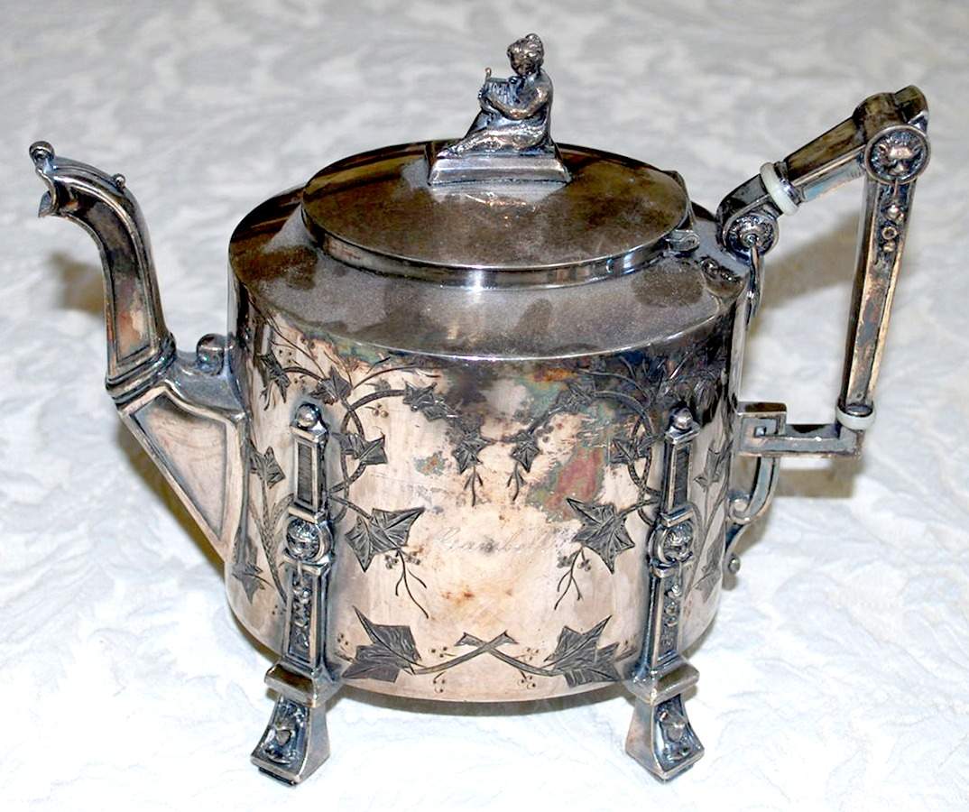 2443 (Silverplate, Hollowware) Teapot by Reed & Barton-1