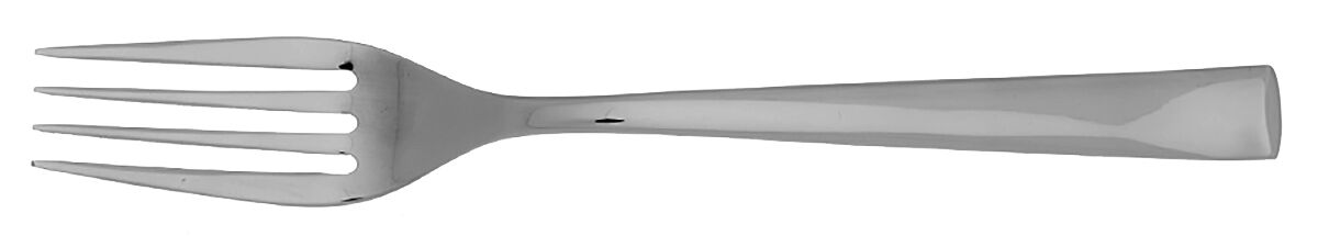 Tyne Mirror (Stainless) Large Solid Cold Meat Serving Fork by Robert Welch-1