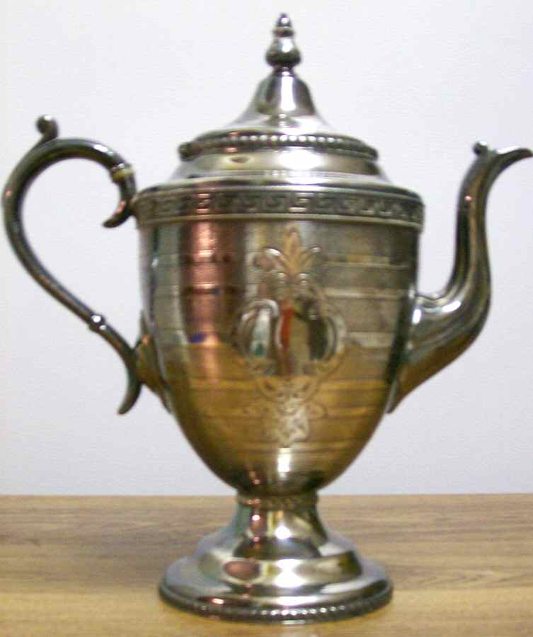 1990 (Silverplate, Hollowware) Silverplate Coffee Pot by Reed & Barton-1