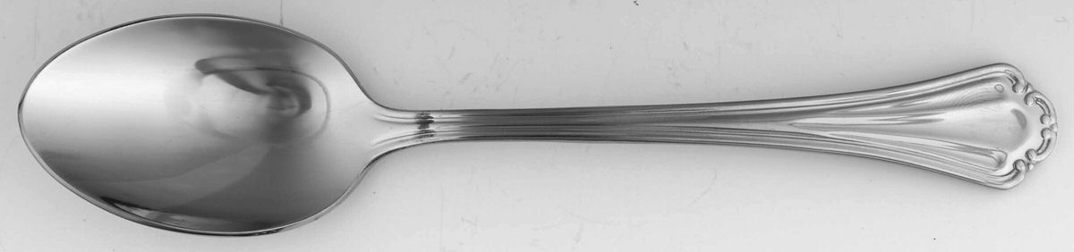 Manolin (Stainless) Place/Oval Soup Spoon by Reed & Barton-1