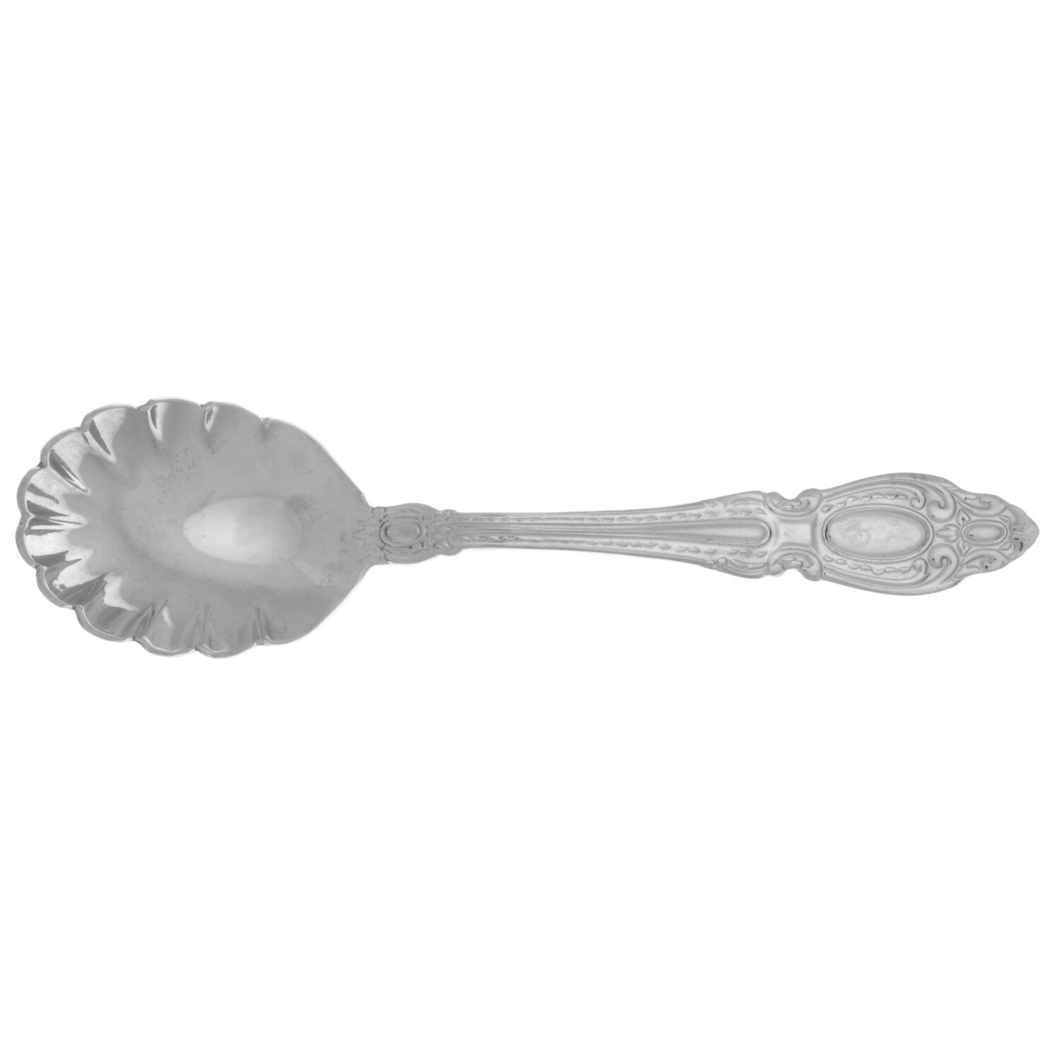 Gwyneth (Stainless) Sugar Shell Spoon by Reed & Barton-1