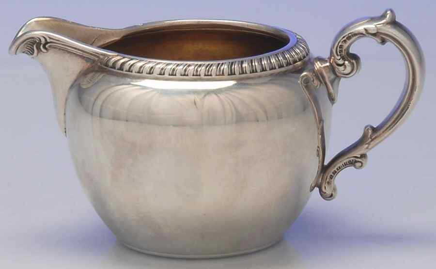 D4095 (Silverplate, Hollowware) Silverplate Mini Creamer by Reed & Barton-1