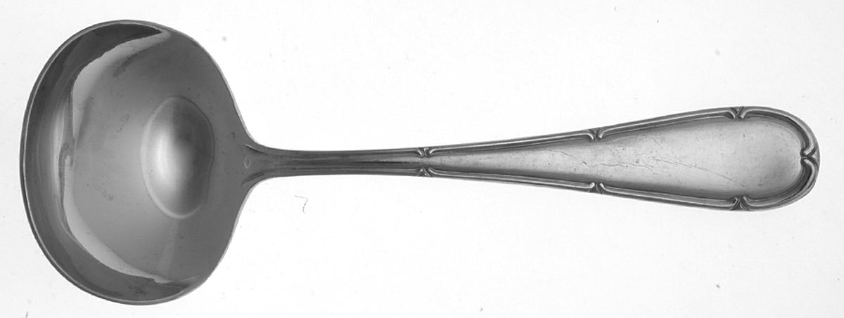Grandview (Stainless) Solid Gravy Ladle by Reed & Barton-1