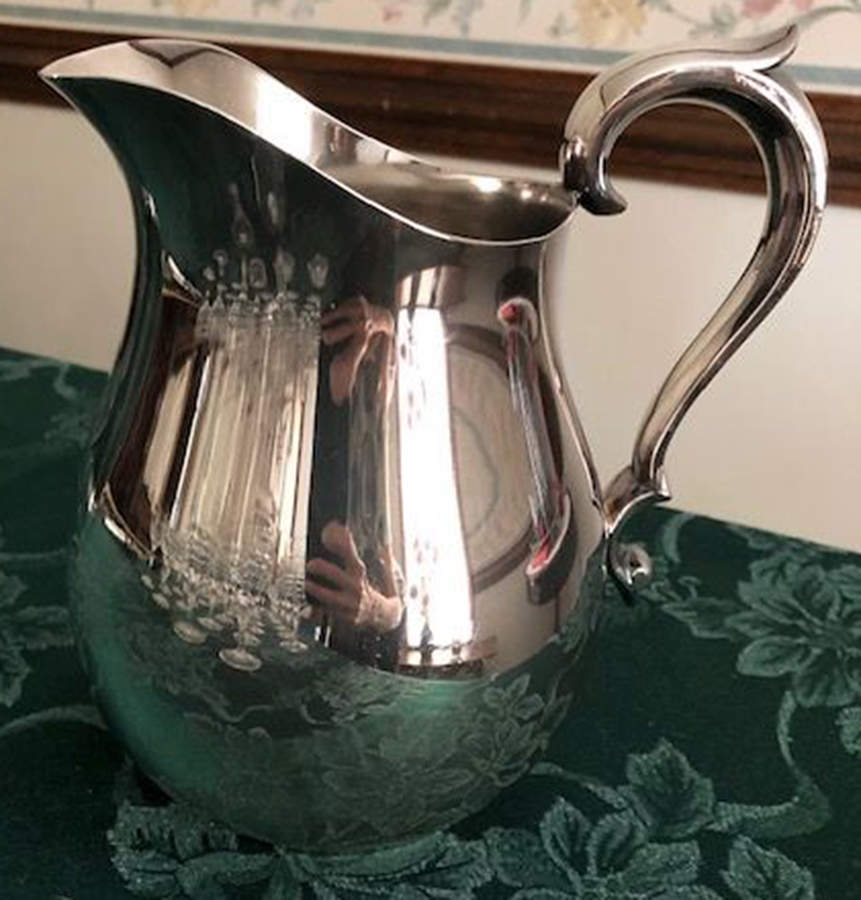 965 (Silverplate, Hollowware) Silverplate Water Pitcher by Reed & Barton-1