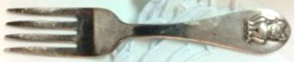 RDS197 (Silverplate) Baby Fork by Reed & Barton-1