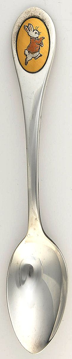 Peter Rabbit (Silverplate) Youth Spoon by Reed & Barton-1