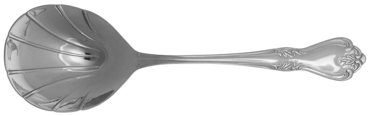 Thornhill (Stainless) Solid Smooth Berry/Casserole Spoon by Reed & Barton-1