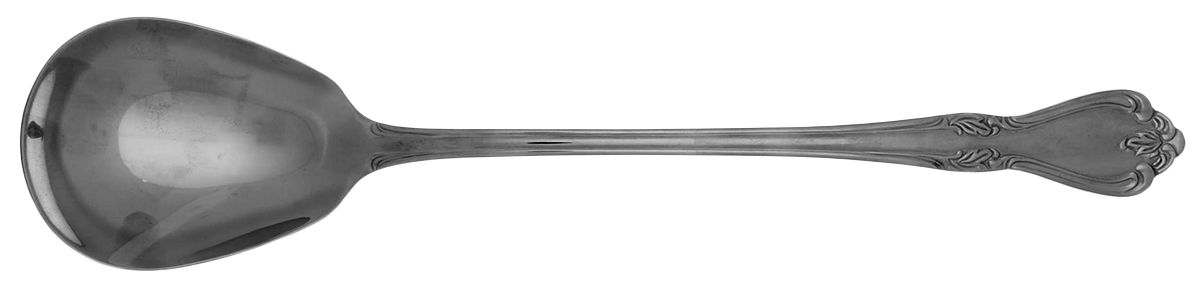 Thornhill (Stainless) Large Solid Serving Spoon by Reed & Barton-1