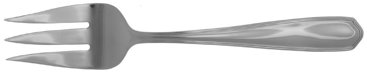 Tarbor (Stainless) Medium Solid Cold Meat Serving Fork by Reed & Barton-1
