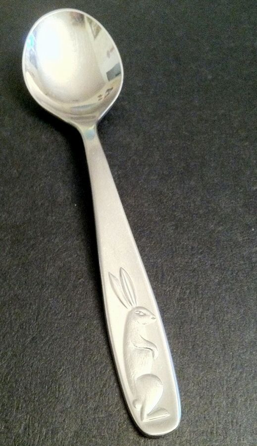 RMX8 (Stainless) Straight Handle Baby Spoon by Remalux-1